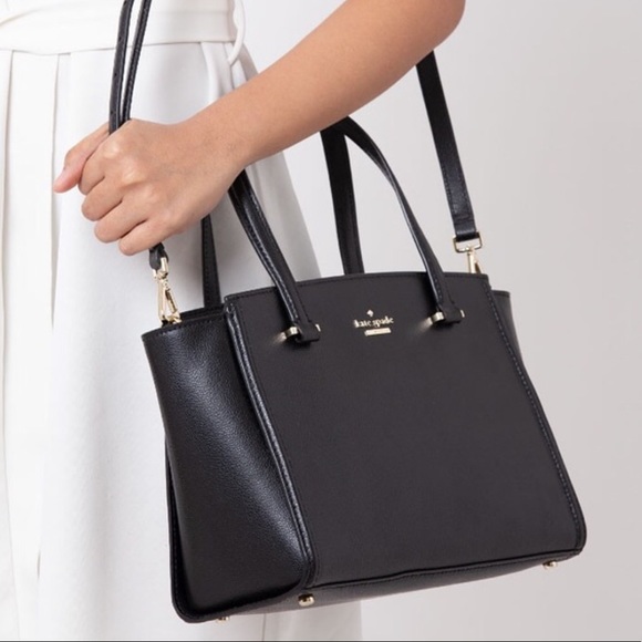 NWT Kate Spade Black Large Geraldine Satchel Purse - Picture 6 of 6